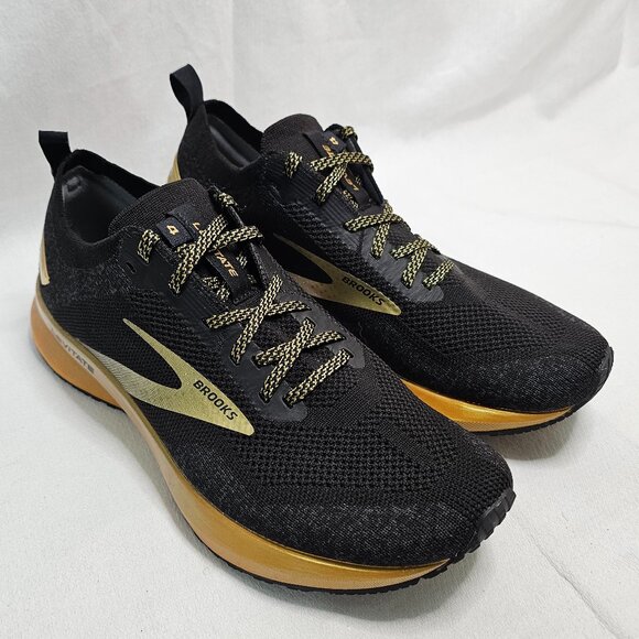 Brooks Running Levitate 4 Black Gold Victory Trainer Shoes Women's Size 8- EUC - Picture 3 of 11